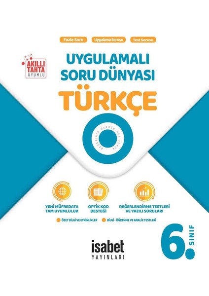 6. Sınıf Uygulamalı Türkçe Soru Dünyası Bankası Isabet Yayınları