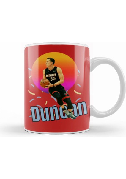Duncan Robinson Vintage Art Legend Basketball Gift Kupa Bardak Porselen