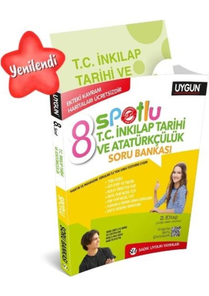 8. Sınıf LGS İnkılap Tarihi ve Atatürkçülük Spotlu Soru Bankası (Bolnot'a Özel Güncel Içeriğe Sahiptir)