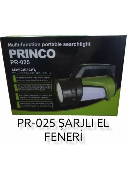 Prınco 025 Şarjlı El Feneri