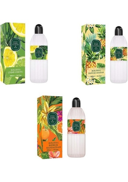 Kolonya Bodrum Mandalinası, Çeşme Limonu ve Yasemin