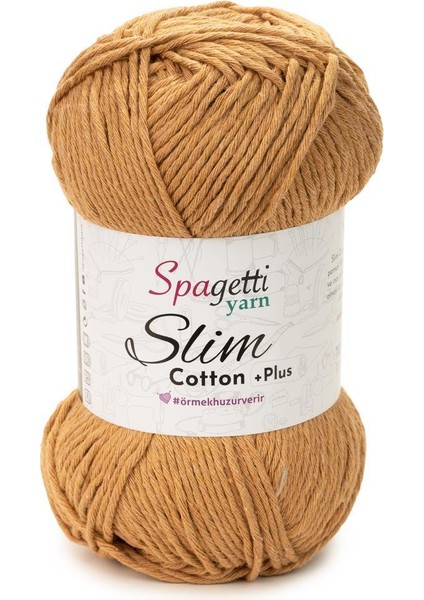 Spagettiyarn Slim Cotton Plus Bal Köpüğü El Örgü Ipliği