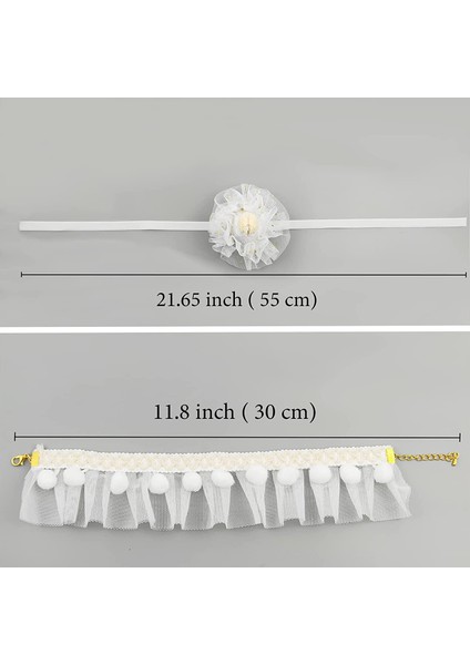 Sevimli Dantel Bib Taç Şapka Seti (Yurt Dışından) modelleri