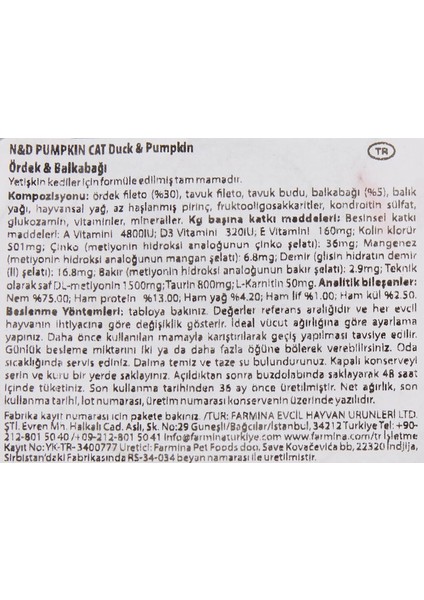 Pumpkın Ördek 70 gr