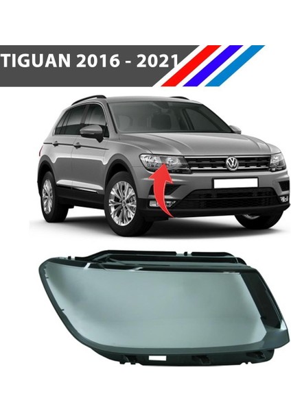 Vw Tiguan Ledsiz Ön Sağ Far Camı Yolcu Tarafı 2016 - 2021 fiyatları