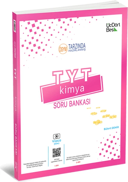 ÜçDörtBeş Yayınları TYT Kimya Soru Bankası