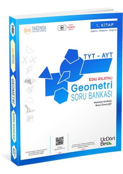 Tyt-AYT Geometri Soru Bankası (1. Kitap) Üçdörtbeş 345