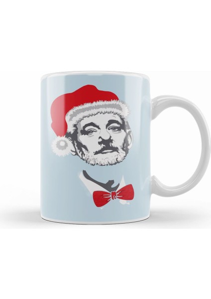 Yılbaşı Yeni Yıl Konseptli Murray Christmas Kupa Bardak Porselen
