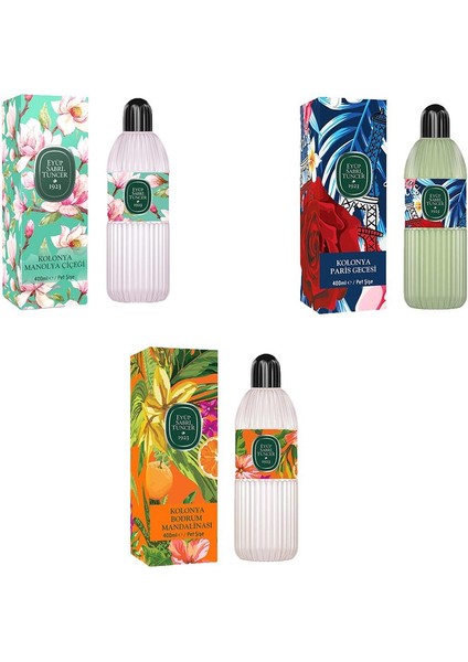 Kolonya Bodrum Mandalinası, Manolya Çiçeği ve Paris Gecesi