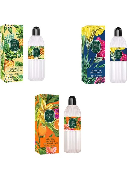 Kolonya Bodrum Mandalinası, Hawaii Ananas ve Hatıralar