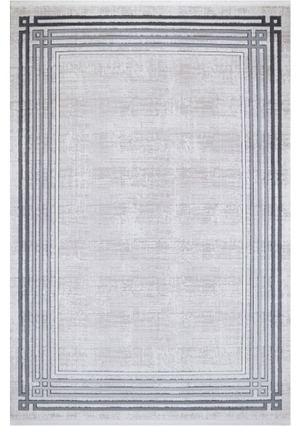 Mystik 20405 Gri Modern Desen Halı