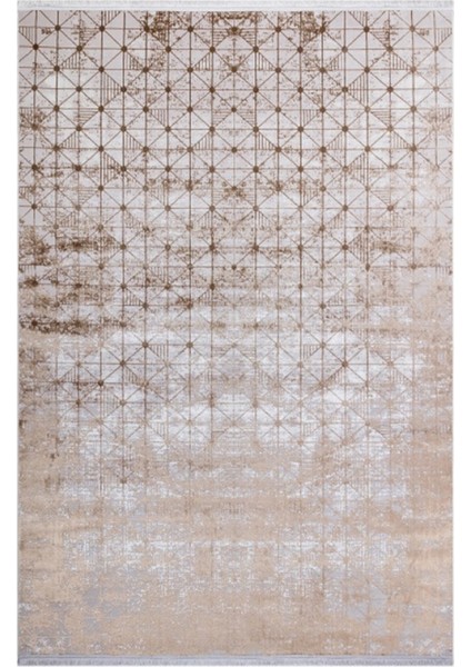 Poem PM06 Bej Modern Desen Halı