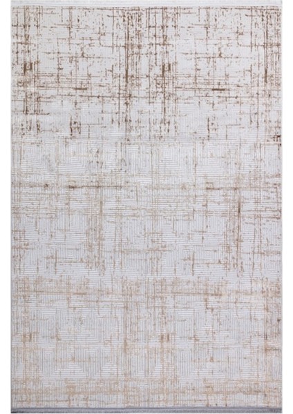 Poem PM07 Bej Modern Desen Halı