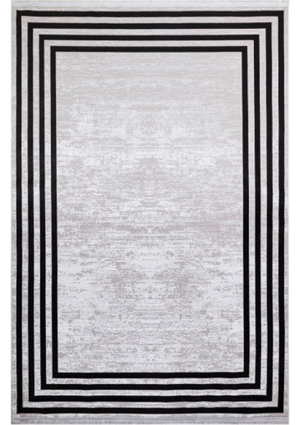 Poem PM04 Siyah Modern Desen Halı