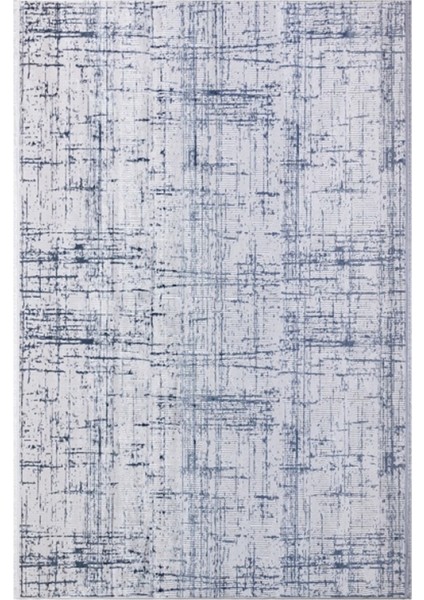 Poem PM07 Mavi Modern Desen Halı