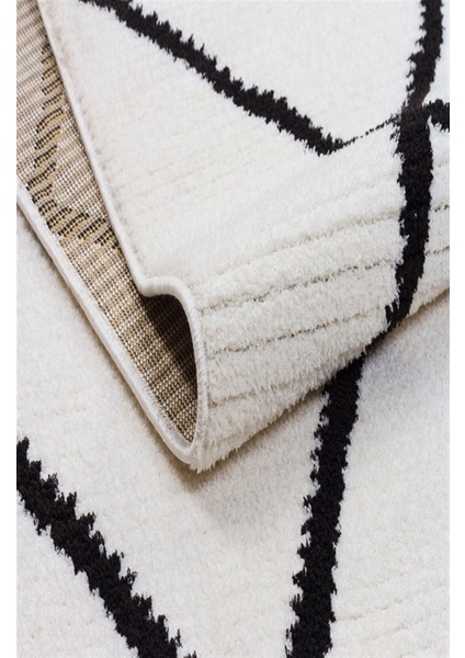 Çam Halı Havana HV07 Siyah Türkmen Halı Iskandinav Tarzı Modern Halı fırsatları