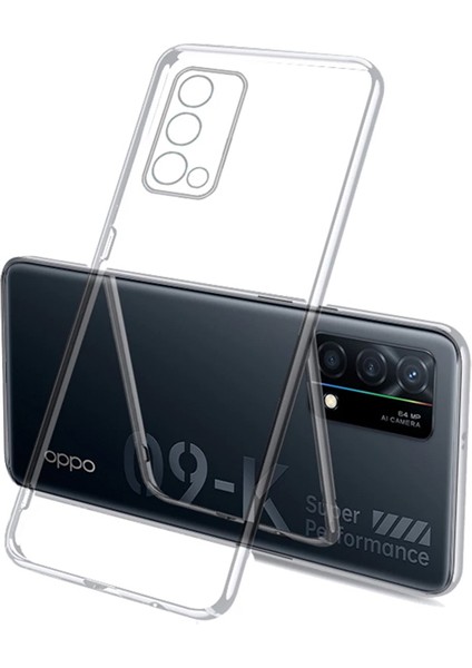 Oppo K9 5g Kılıf Kamera Korumalı Ultra Ince Şeffaf Silikon Kılıf