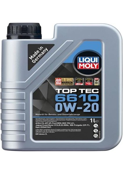 Top Tec 6610 0W-20 1 Litre Motor Yağı ( Üretim Yılı: 2022 )