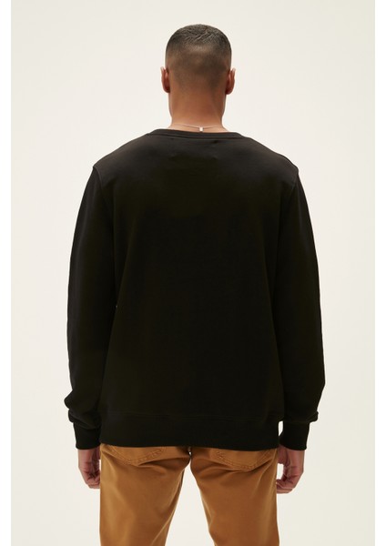 Here Crewneck Siyah Erkek Sweatshirt 22.02.12.016-C01