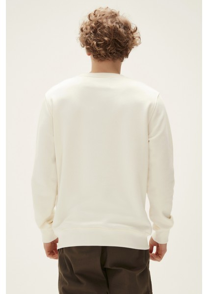 Bonfıre Crewneck Marshmalllow