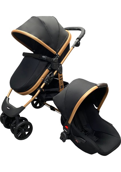SC-2401 Travel Sistem Bebek Arabası - Gold Siyah