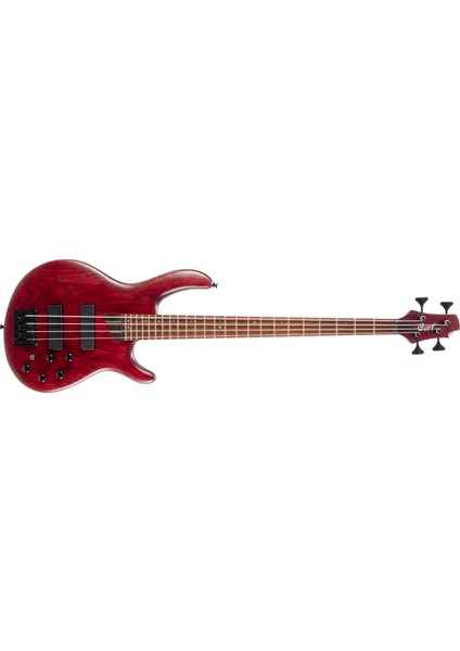 Bas Gitar, 4 Telli Open Pore Burgundy Red