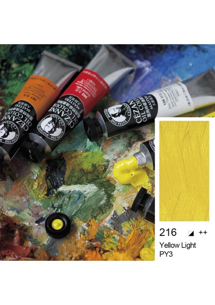 Cezanne Extra Fine Masters' Yağlı Boya 45ML (Oil Colour) Yellow Light 216