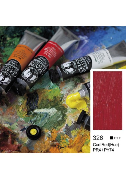 Cezanne Extra Fine Masters' Yağlı Boya 45ML (Oil Colour) Cad Red Hue 326