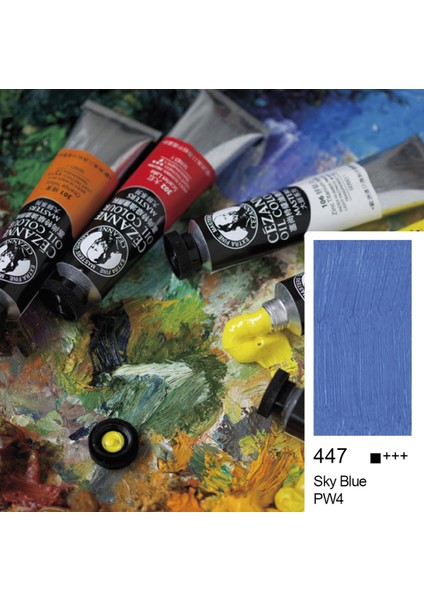 Cezanne Extra Fine Masters' Yağlı Boya 45ML (Oil Colour) Sky Blue 447