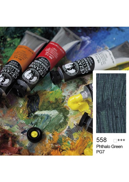Cezanne Extra Fine Masters' Yağlı Boya 45ML (Oil Colour) Phthalo Green 558