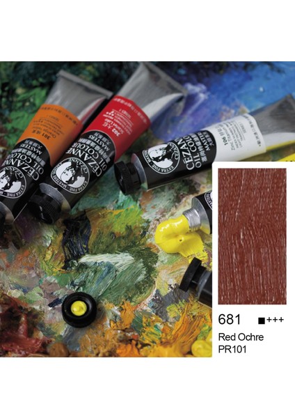 Cezanne Extra Fine Masters' Yağlı Boya 45ML (Oil Colour) Red Ochre 681