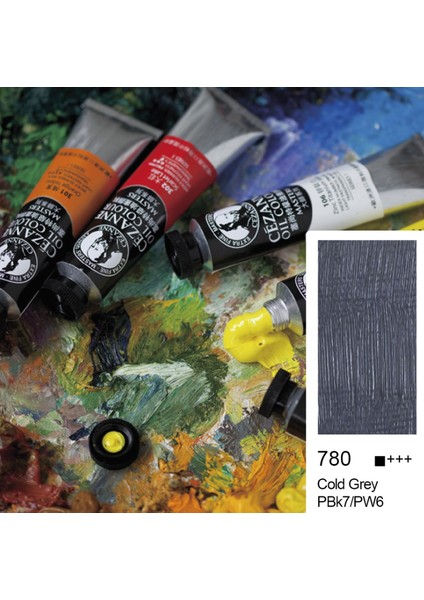 Cezanne Extra Fine Masters' Yağlı Boya 45ML (Oil Colour) Cold Grey 780