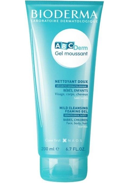 Abcderm Gel Moussant Temizleme Jeli 200ML