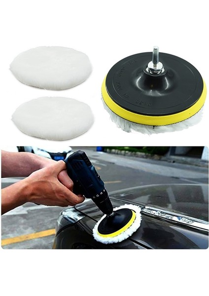 5/6pcs 3/4/5/6/7 Inç Parlatma Kiti Parlatma Pad Araba Ağda Sünger Disk Yün Tekerlek Oto Boya Bakım Parlatıcı Pedleri Araba Gadget (Yurt Dışından) modelleri