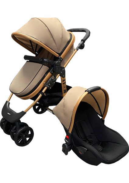 SC-2401 Travel Sistem Bebek Arabası - Gold Kahve