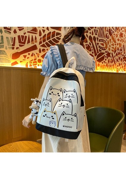 Öğrenci Hafif Okul Sırt Çantası - Siyah (Yurt Dışından)