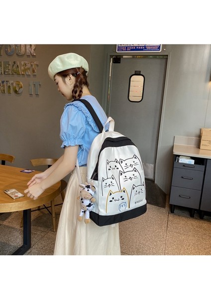 Öğrenci Hafif Okul Sırt Çantası - Siyah (Yurt Dışından) fiyatları