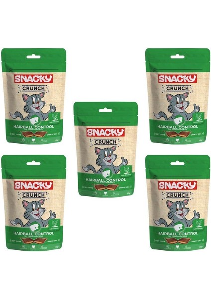 Crunch Hairball Control Kedi Ödülü Tavuklu 60 gr x 5 Adet