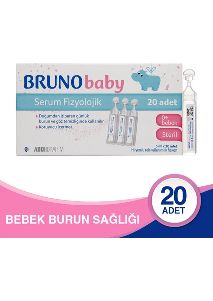 Serum Fizyolojik 20 Flakon - Abdi İbrahim