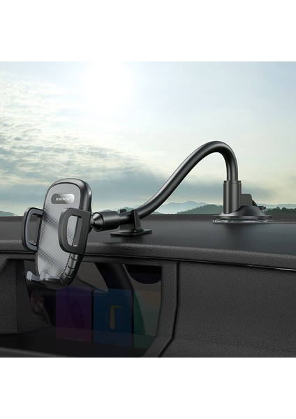 Ön Cam Araç Içi Metal Gövde 4.5-7 Inç Telefon Tutucu BH54 In-Car Holder For Windshield fırsatları