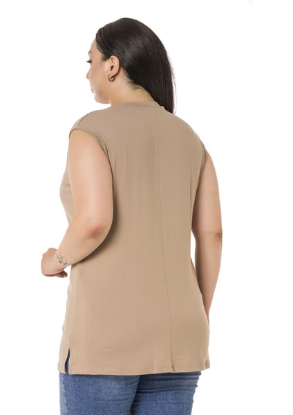 Büyük Beden Yarım Balıkçı Yanları Yırtmaçlı Uzun Viskon Vizon Body indirimleri