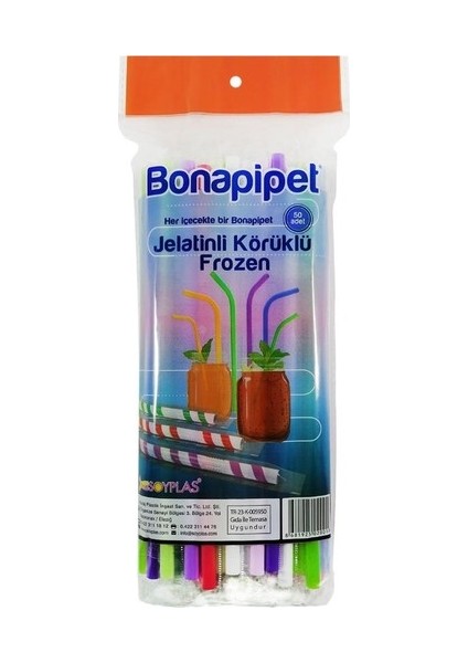 Bona Pipet Jelatinli Körüklü Frozen Pipet 100 x 50'li