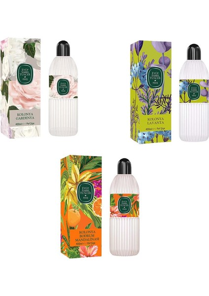 Kolonya Bodrum Mandalinası, Gardenya ve Lavanta