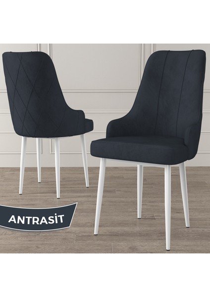 Concept Ram Serisi 80 x 132 cm Mutfak Masa Takımı Beyaz Masa 4 Sandalye 1 Bench