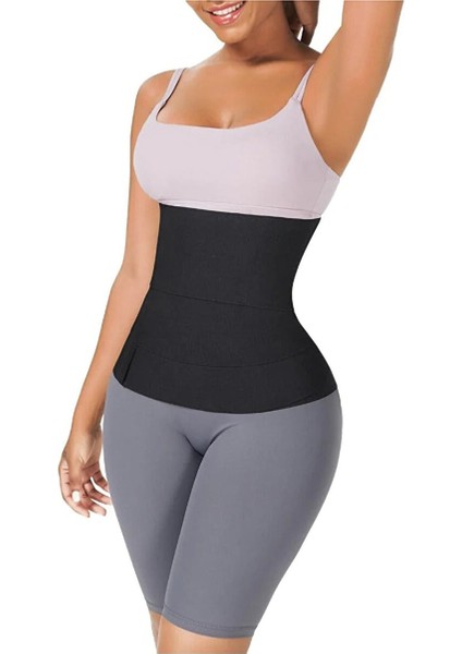 l Tummy Wrap Waist Trainer Inceltici Bele Dolamalı Kum Saati Görüntüsü Sıkılaştırıcı Sarma Bel Korse