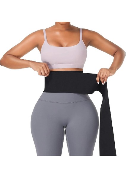 l Tummy Wrap Waist Trainer Inceltici Bele Dolamalı Kum Saati Görüntüsü Sıkılaştırıcı Sarma Bel Korse