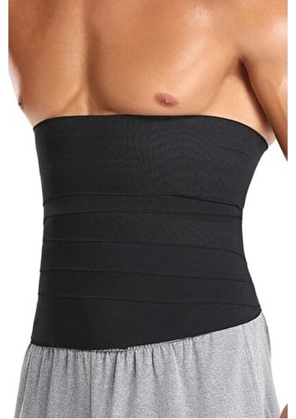 l Tummy Wrap Waist Trainer Kum Saati Görünümü Inceltici Şekillendirici Sarma Bel Korsesi