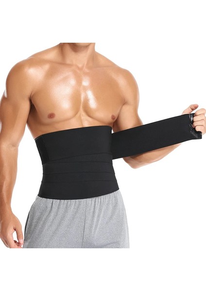 l Tummy Wrap Waist Trainer Kum Saati Görünümü Inceltici Şekillendirici Sarma Bel Korsesi