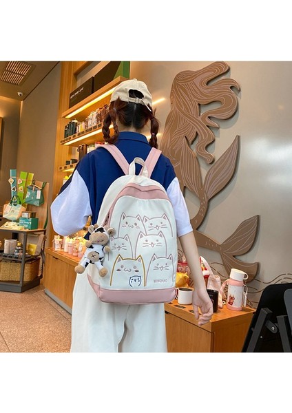 Öğrenci Hafif Okul Sırt Çantası - Pembe (Yurt Dışından) fiyatları