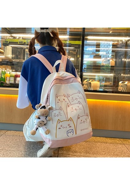 Öğrenci Hafif Okul Sırt Çantası - Pembe (Yurt Dışından) modelleri